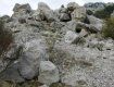 В Крымских горах произошел большой камнепад