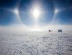 Цікаве відео про те як "котиться" сонце горизонтом Антарктиди