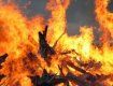 В Дубовом полностью сгорел дом
