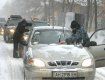 Снегопад в Донецке