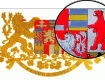 Герб украинских земель в составе Чехословакии.