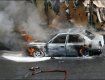 На Иршавщине сгорел автомобиль "Ауди-80"