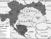 Карта Австро-Венгрии. 1918 г.
