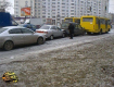 В Киеве столкнулось четыре автотранспортных средства