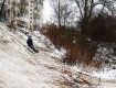 Ужгородська малеча тішиться снігу