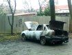 В новогоднюю ночь в Мукачево горел автомобиль OPEL