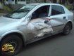 В Киеве Opel Astra попал под трамвай.