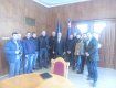 Ініціативна група "пересічників" разом з головою Закарпатської ОДА Г.Москалем.