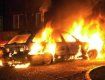 В Мукачево сгорел автомобиль BMW