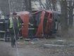 В Тернопольской области водитель микроавтобуса "Фиат" съехал в кювет и перевернулся