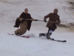На Закарпатье закрывали лыжный сезон маскарадом и телемарком