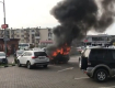 На парковке возле Дастора в Ужгороде сгорело авто