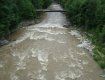 Из-за дождей уровень воды в реках Закарпатья поднялся до 1,5 м