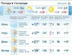 В Ужгороде пасмурная погода, целій день будет идти дождь, гроза