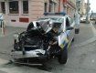 В Праге полицейская машина сбила пенсионера на тротуаре
