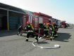 Ужгородские пожарные ликвидировали условный пожар на заводе
