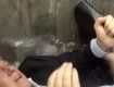 "Народная люстрация": к Раде принесли покрышки и засунули депутата в бак
