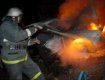 В Хустском районе "ВАЗ 2109" сгорел полностью