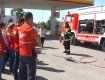 Як на ужгородській «Shell» пожежу ліквідовували