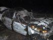 В Ужгороде полностью сожгли Mitsubishi Lancer
