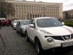 Автомобили колонной двинулись из Ужгорода в Мукачево