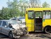 В Киеве Chery Amulet врезался в "Богдан", пострадали 4 человека