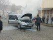 В центре Виноградова загорелось авто с газовой установкой, - обошлось без жертв