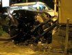 В Киеве автомобиль Seat Cordoba врезался в подземный переход