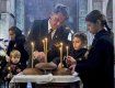 Виктор Ющенко с семьей принял участие в панихиде, которая состоялась в Софийском соборе Киева