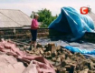 Молния одним ударом уничтожила жилье закарпатской семьи