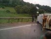 На трассе Киев-Чоп перевернулся грузовик