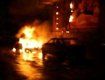 В Ужгороде сгорела иномарка Peugeot 407