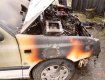 Этой ночью в Ужгородском районе сгорел автомобиль Volkswagen Golf
