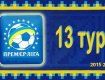 Премьер-лига Украины, 13-й тур: матчи, анонсы, таблица