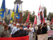 Активисты партии "УДАР" под стенами Ирпенского горсовета