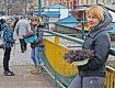 В центре Ужгорода первоцветами торгуют уже вторую неделю