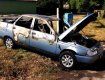 В Мукачево ВАЗ взлетел в воздух, водитель выскочил из авто
