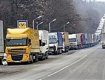 На украинско-словацкой границе образовалась очередь грузовиков