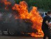 В Закарпатье автомобили горят как спички: пожар в Ауди А-6