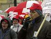 В Варшаве начались массовые акции протеста рабочих, требующих повышения жалования
