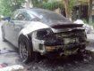 В Виноградовском районе огнем уничтожен автомобиль AUDI