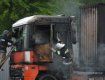 Возгорание автомобиля MAN TGS в Ужгороде по улице Чурговича