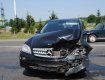 Около поста ГАИ в Мукачево джип Mercedes столкнулся с микроавтобусом Mercedes