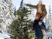 В Карпатах на Новый год и снег есть, и новогодняя елка с игрушками