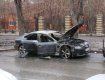 В результате пожара в Мукачево обгорел моторный отсек, выгорел салон Audi A6
