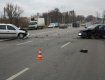 При выезде на трассу Киев-Чоп в Мукачево столкнулись два авто