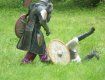 Театрализованный средневековый рыцарский турнир прошел в Ужгородском замке Закарпатья