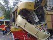 В Москве бетономешалка врезалась в трамвай