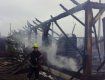 В Солотвино сгорела деревянная летняя терраса-кафе