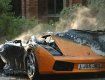 Lamborghini Gallardo сгорел у английского паба